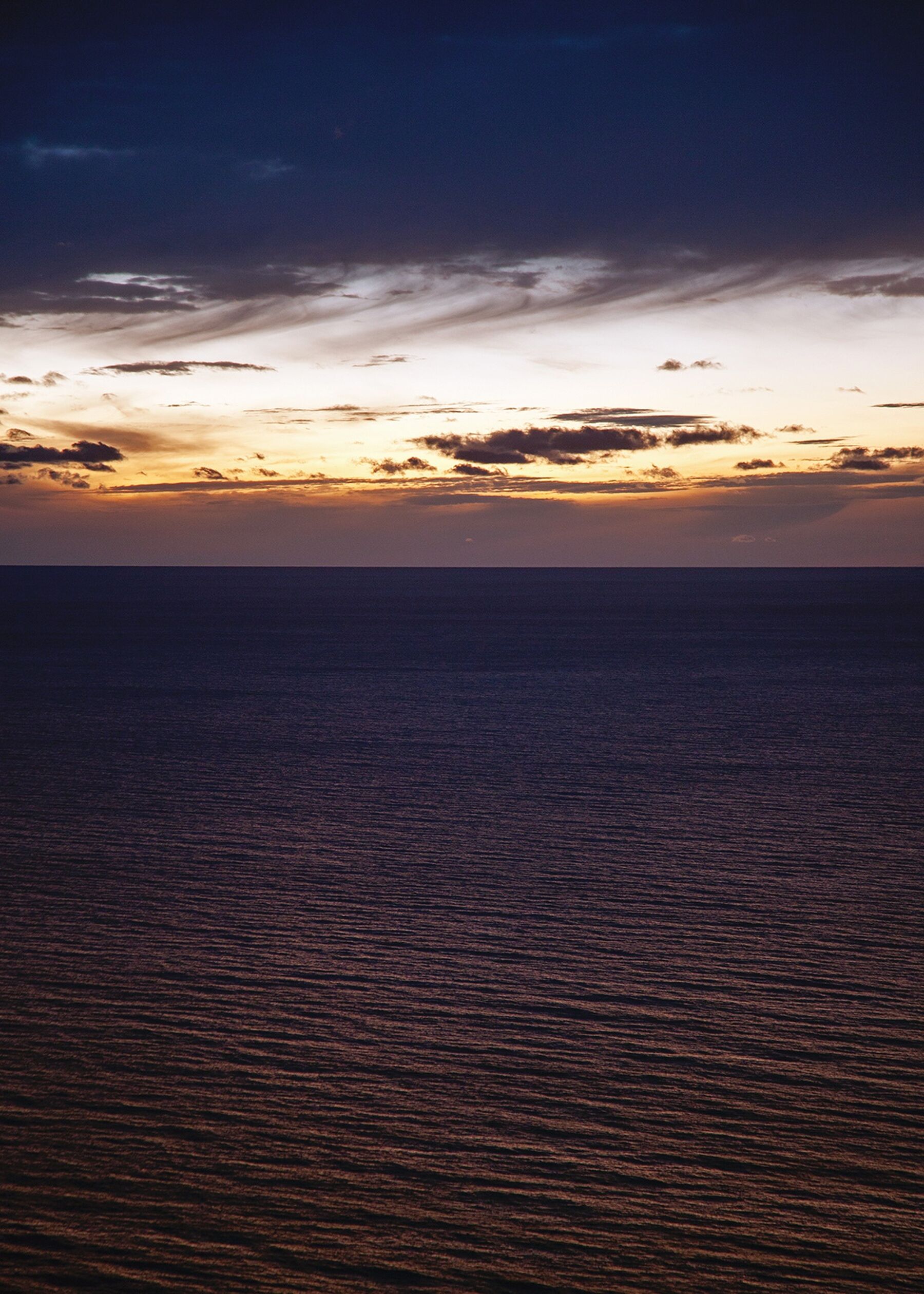 Sunset over Lake Michigan from the Emptire Bluffs, Michigan