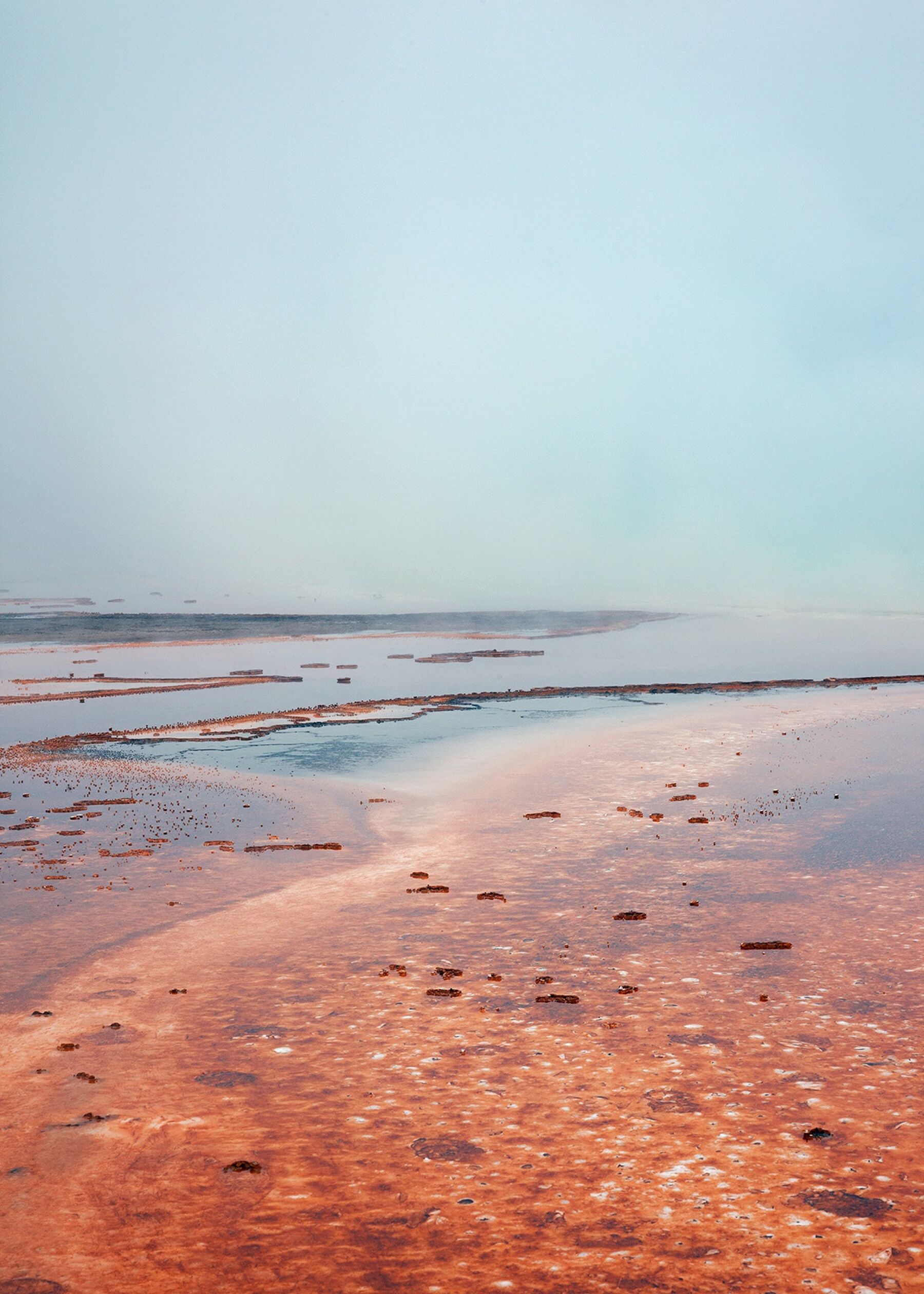 A steamy scene at the Grand Prismatic Spring in Yellowstone National Park, Wyoming