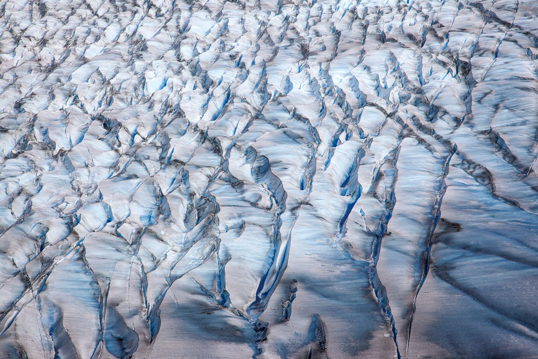 A closeup of Glacier Gray in Torres Del Paine National Park, Chilean Patagonia