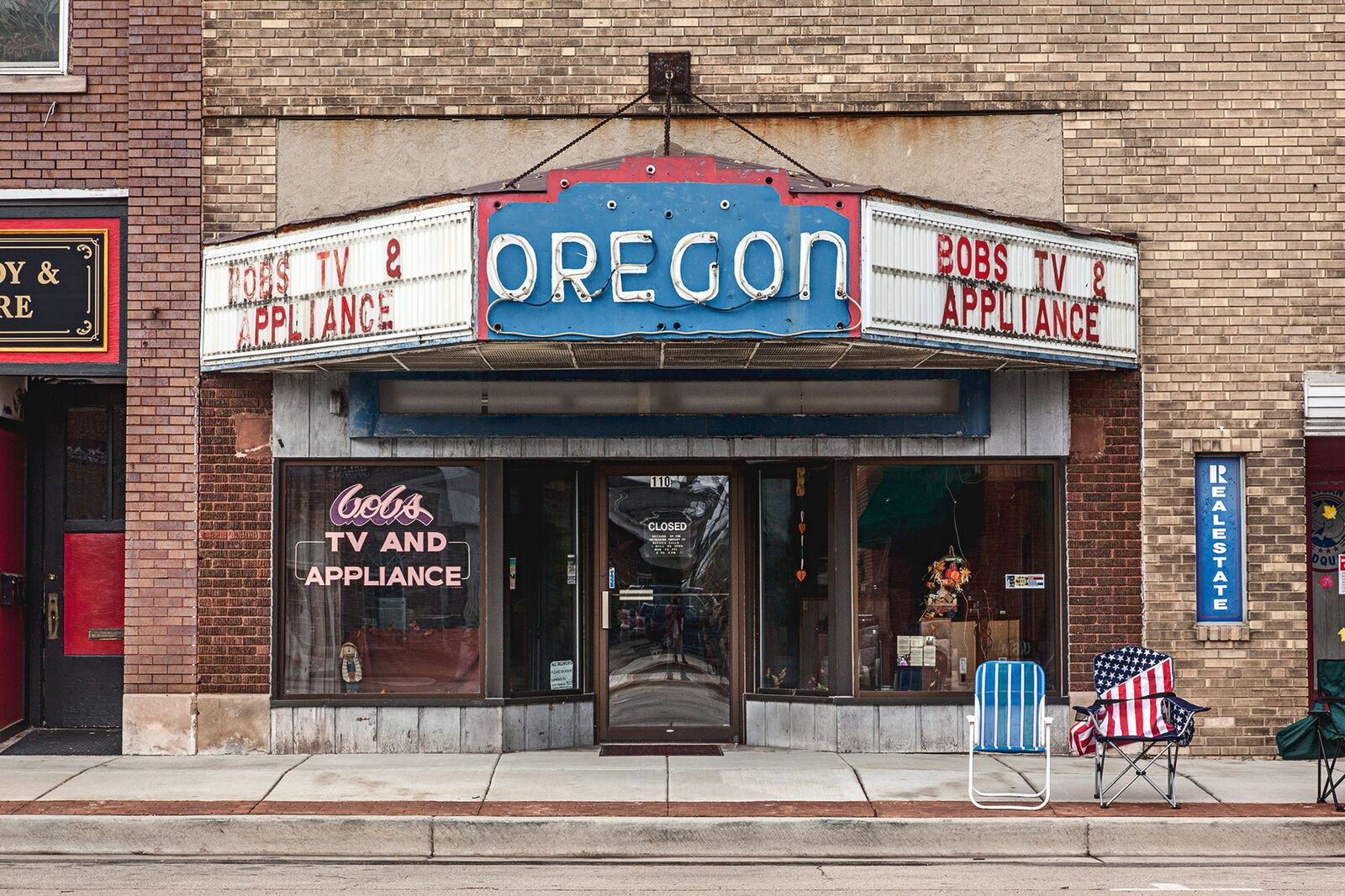 Bob's TV and Appliance shop in Oregon, Illinois