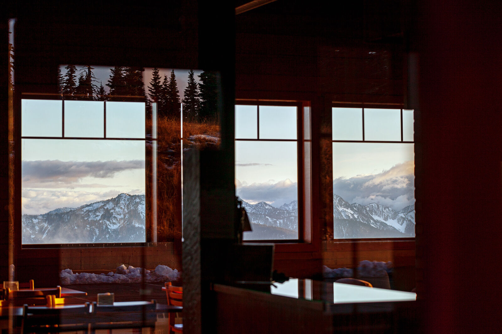 View at Hurricane Ridge in Olympic National Park, Washington